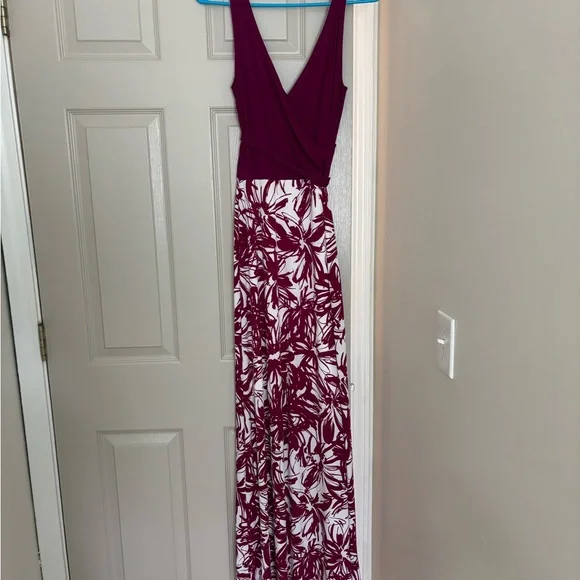 Le Lis Dresses | Le Lis Purple and White Maxi Dress | Color: Pink/White | Size: S | Kartenian's Closet